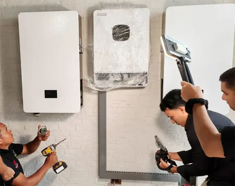 5.6KW Residential solar with Inverter installation process