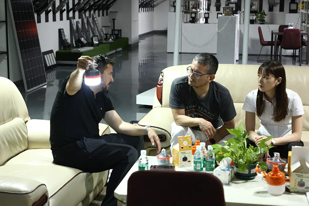Client testing GODE lighting
