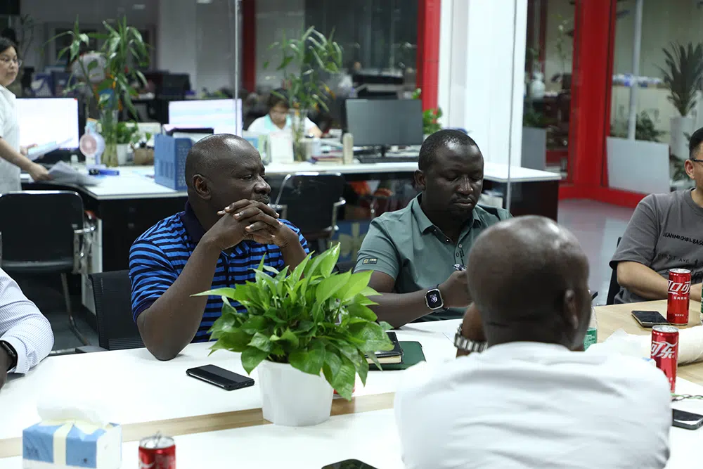 Clients meeting with GODE leadership