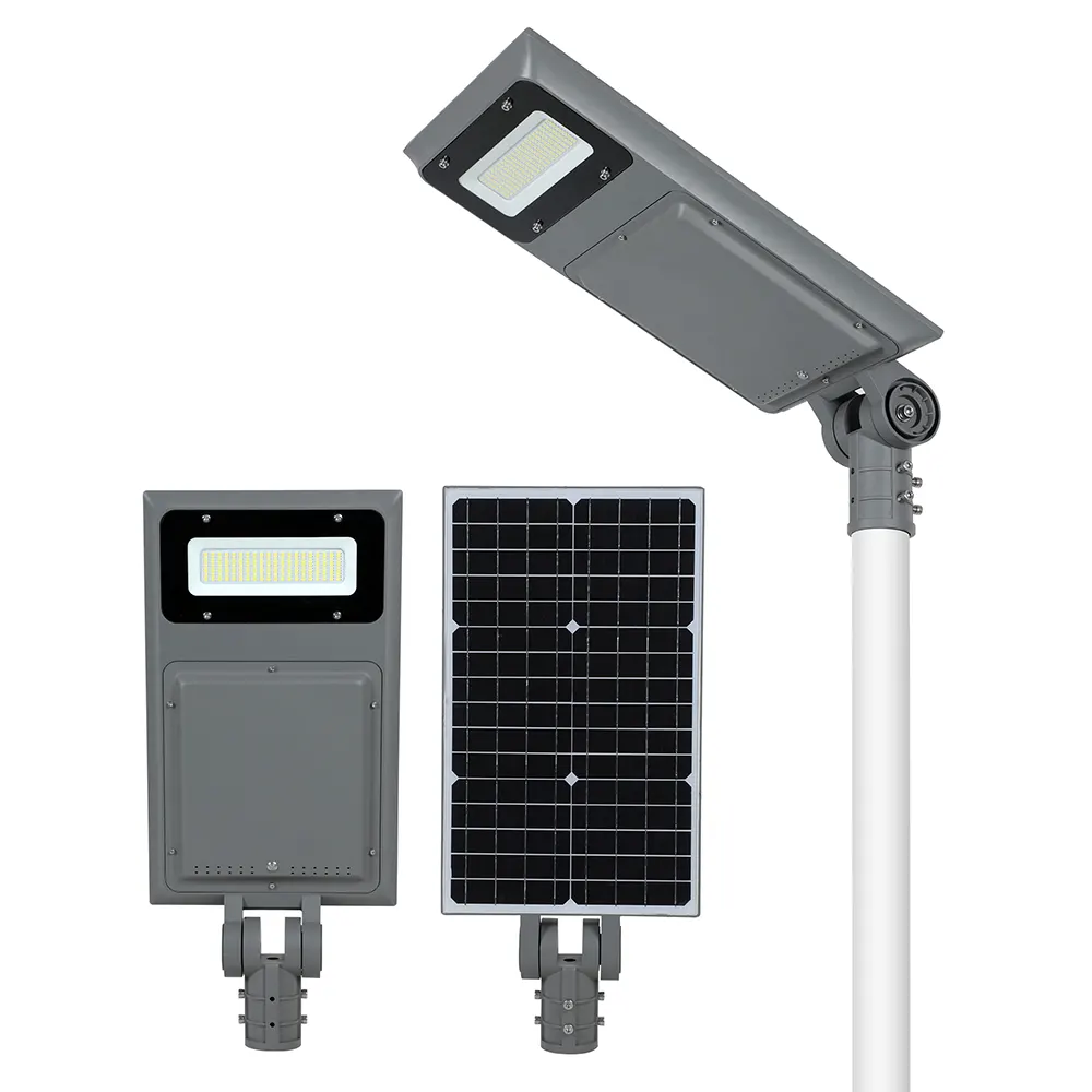 Model 0310 Ultra Bright 40W 60W 100W All In One Solar Street Light IP65 Waterproof