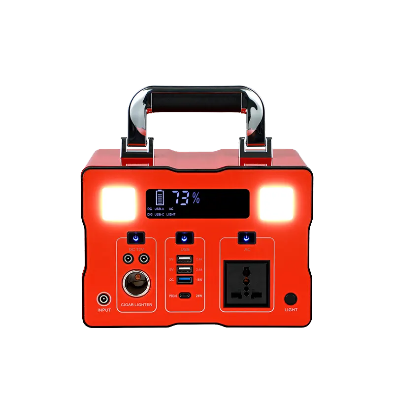 DQ1413 500W 1000W Portable Power Station with Inverter LiFePO4 Battery AC USB Output