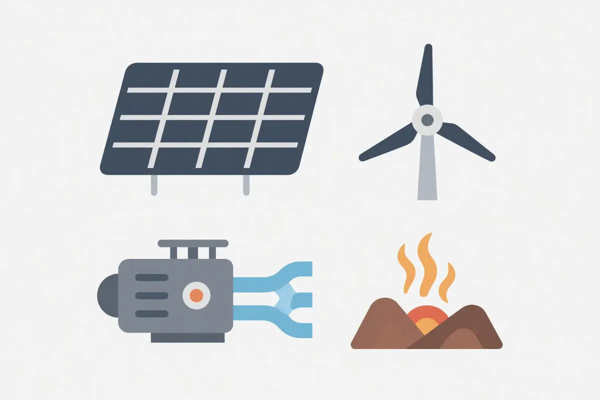The 5 main types of renewable energy
