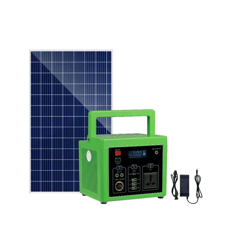 DQ1411 Portable Power System with Solar Panel and Accessories