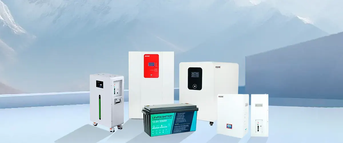 Explore GODE Full Range of Solar LiFePO₄ batteries