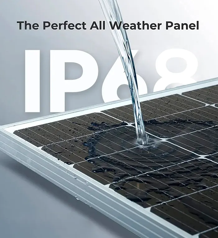 ST-M-550W Monocrystalline Solar Panel with IP68 waterproof rating for all-weather performance and reliable solar power