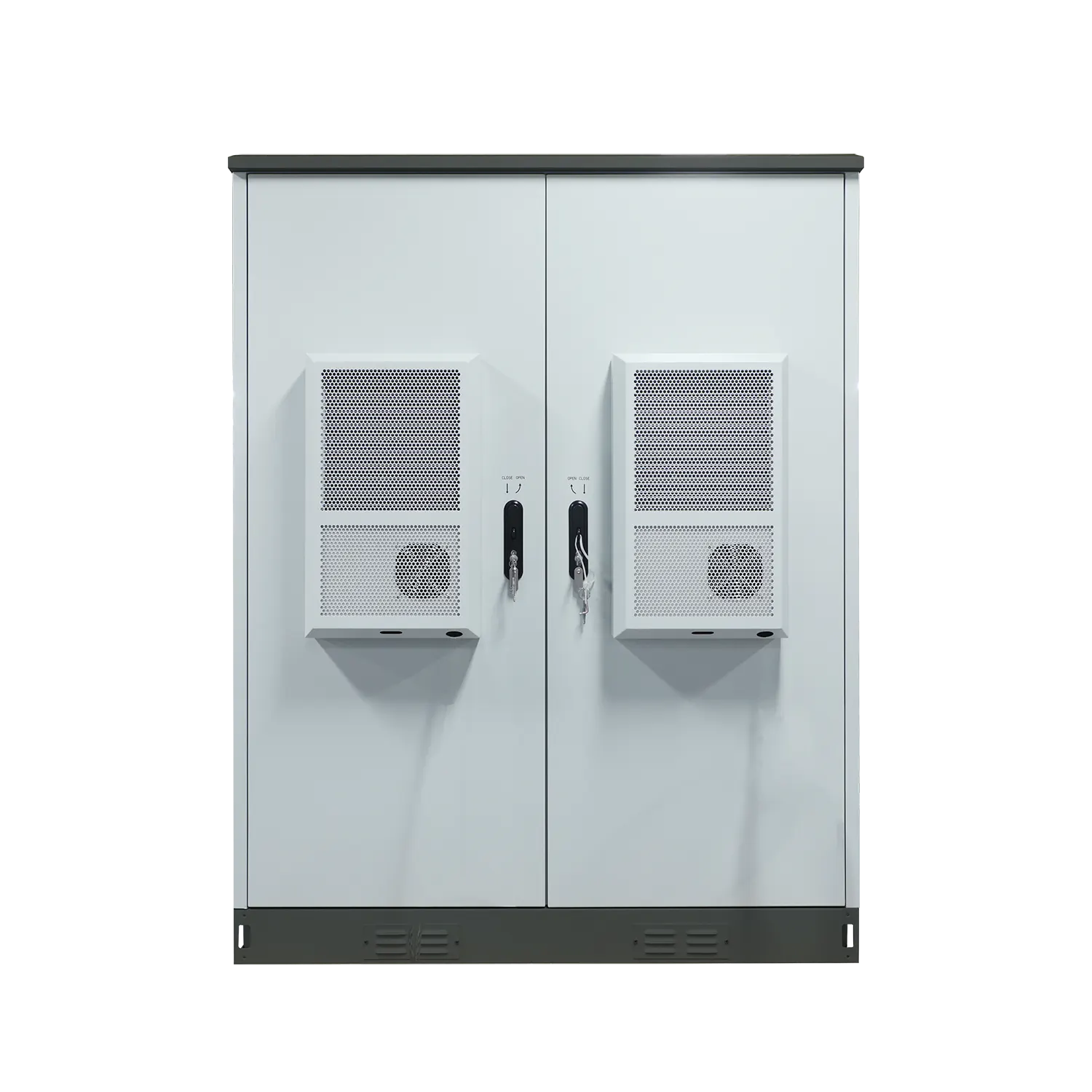 Front view of DQ1907A20K-01 40kWh energy storage system with 20kW PCS