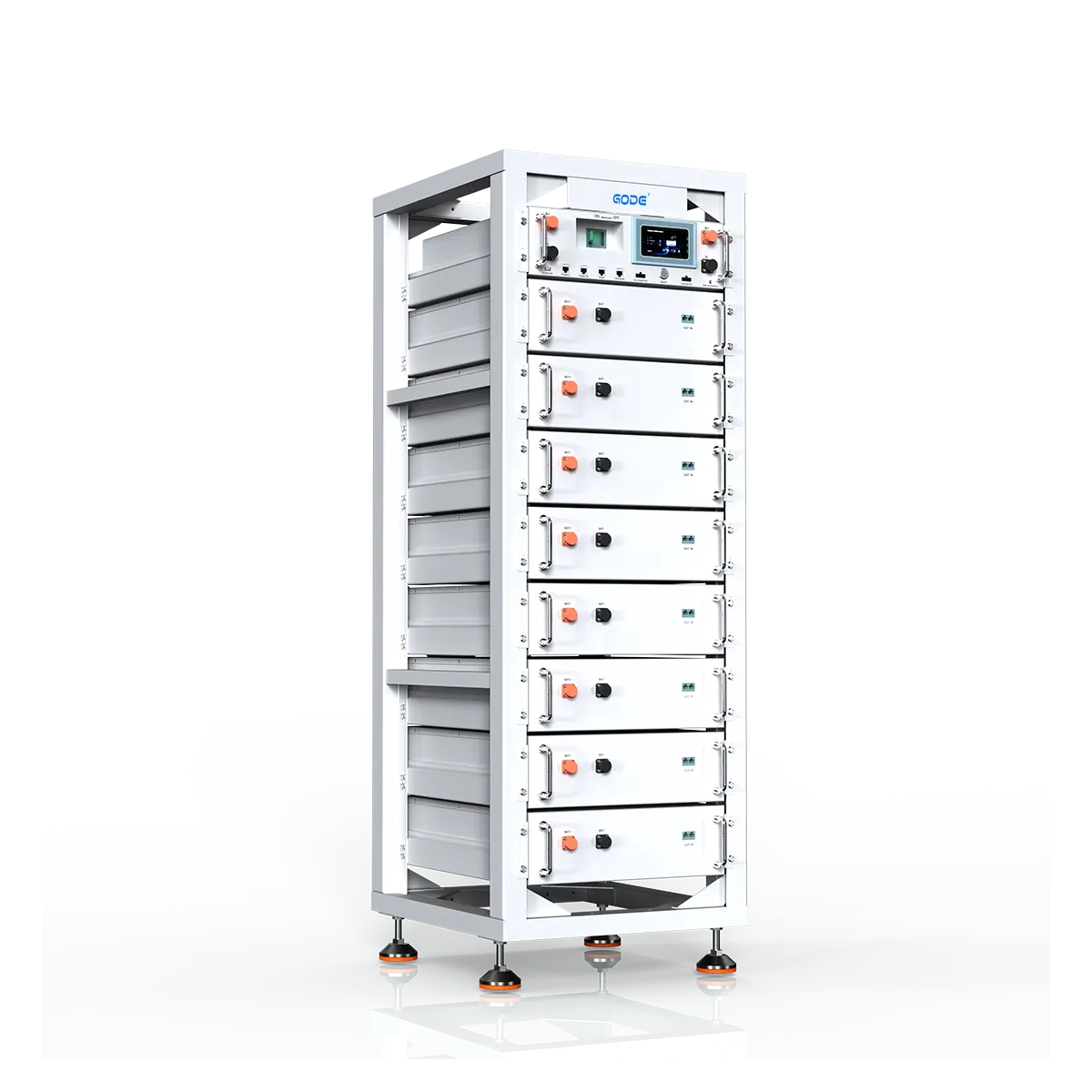 DQ2910B40-01 40kWh vertically stacked energy storage battery pack appearance