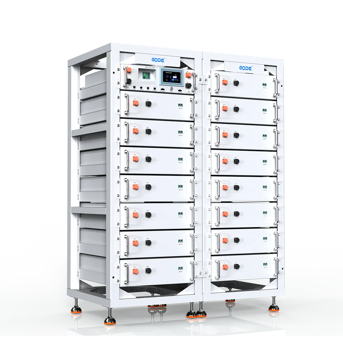 DQ2910D77-01 77kWh vertically stacked energy storage battery pack appearance