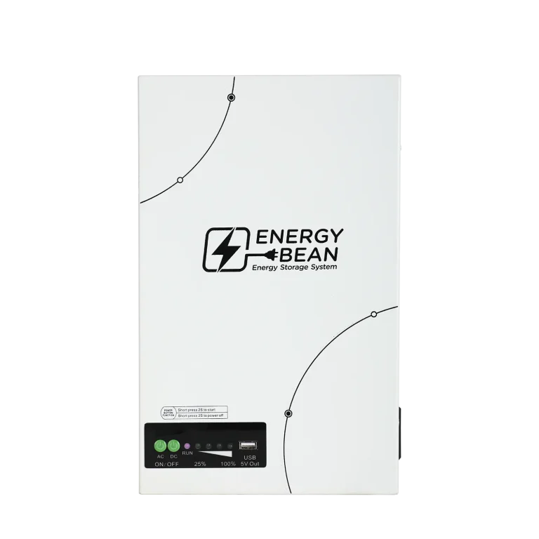 Front view of eBean300 300W All-in-One Portable Solar Power System