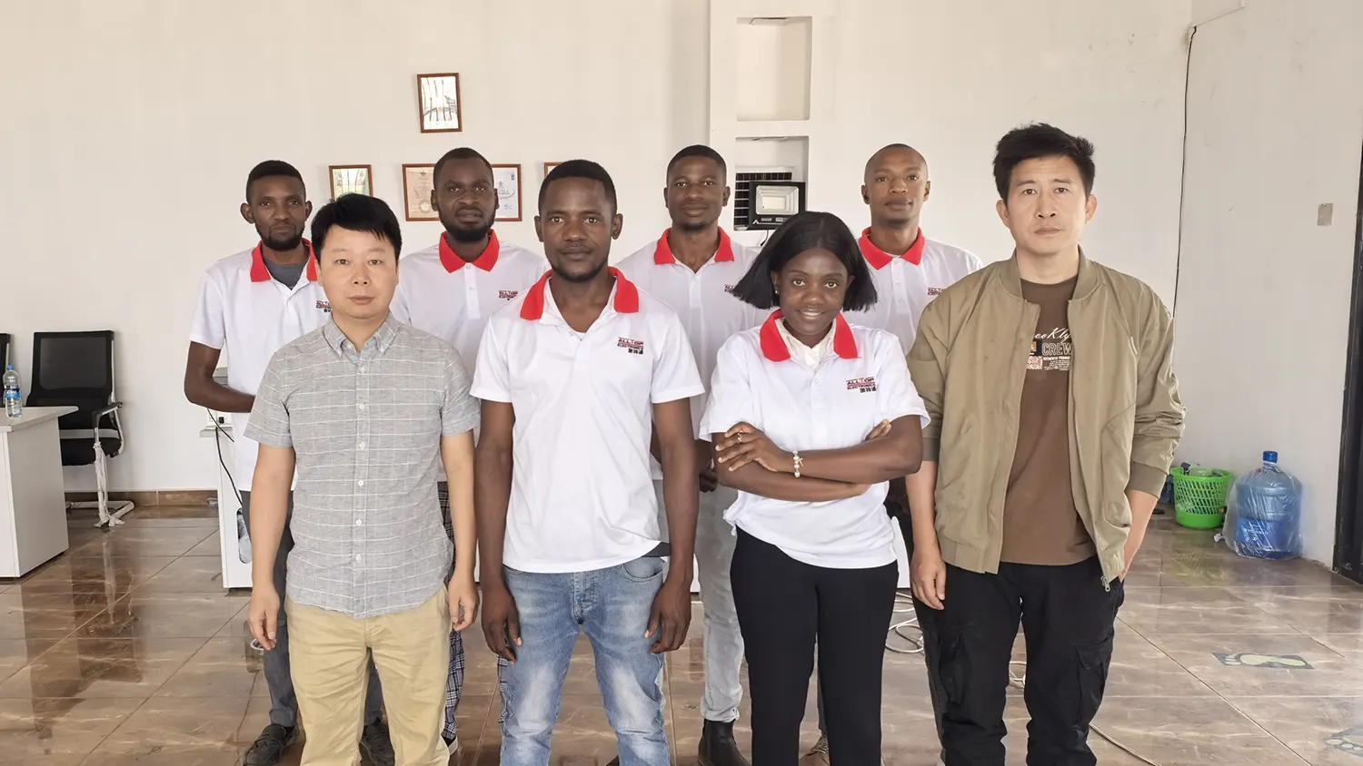 GODE's technical team in Zambia