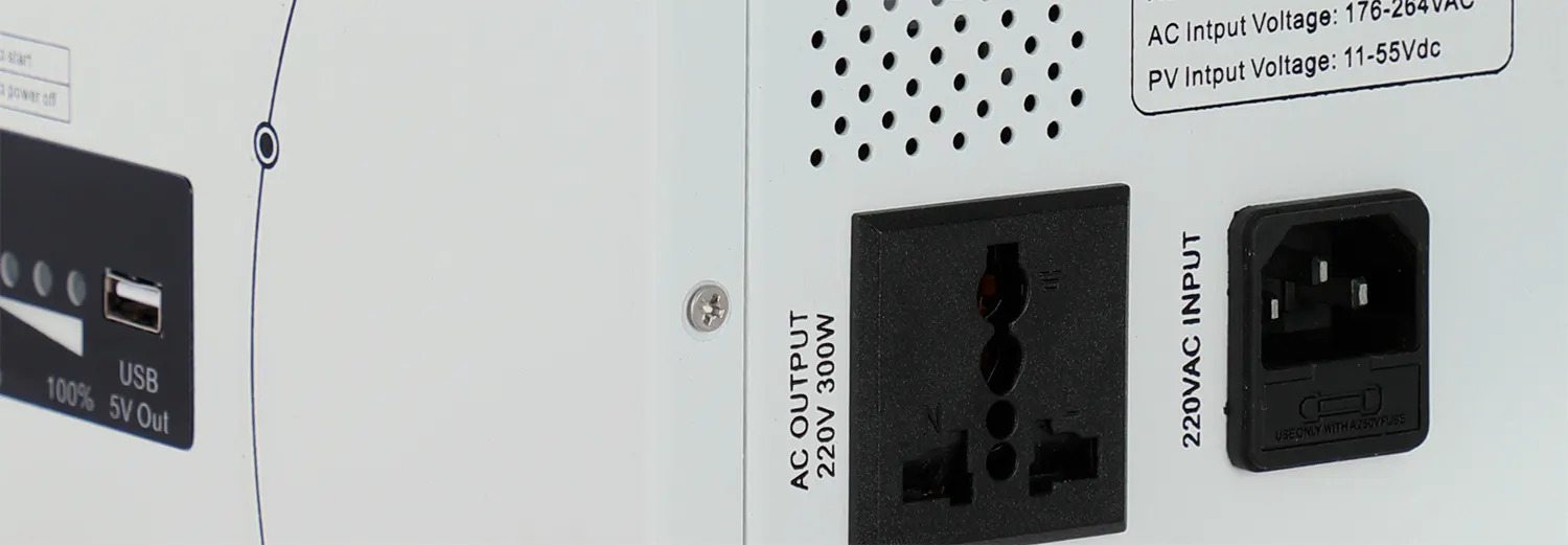 Versatile-Ports USB and AC Output