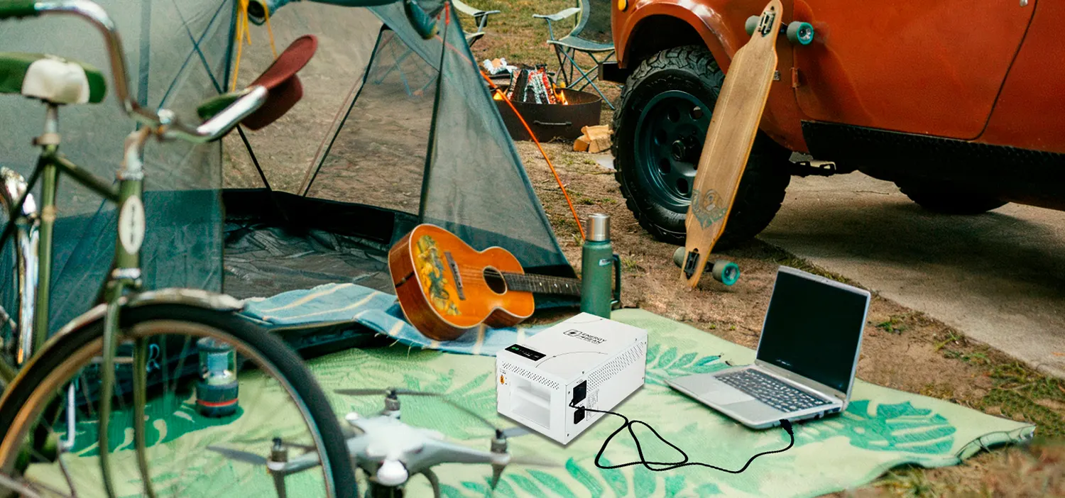 ebean300 portable power station as an On-the-Road Energy