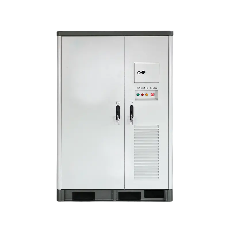 Front view of the DQ1913C50K-01 107kWh 50kW energy storage system