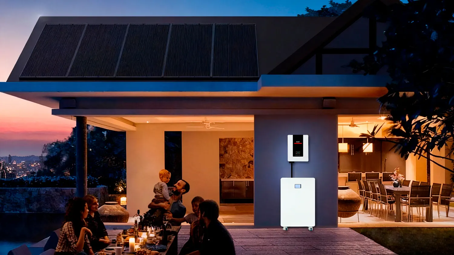 GLF battery pack provides a stable backup power for the home.