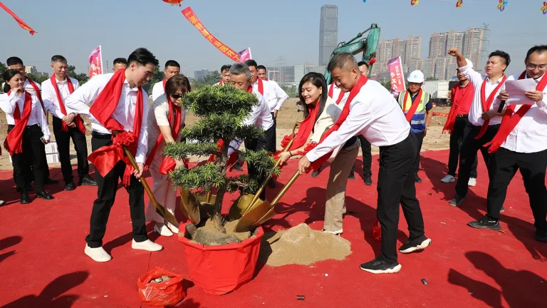 Highlights of the factory groundbreaking ceremony