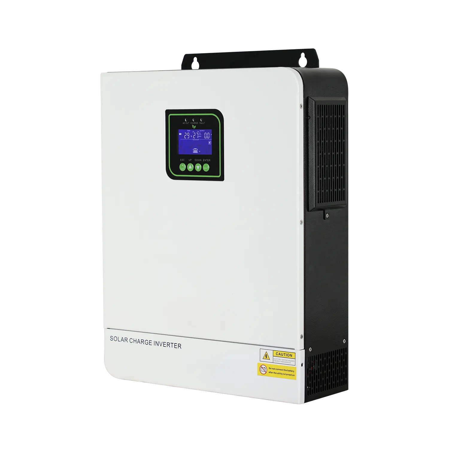 front right view of THON series 4.2-6.2kW hybrid solar inverter