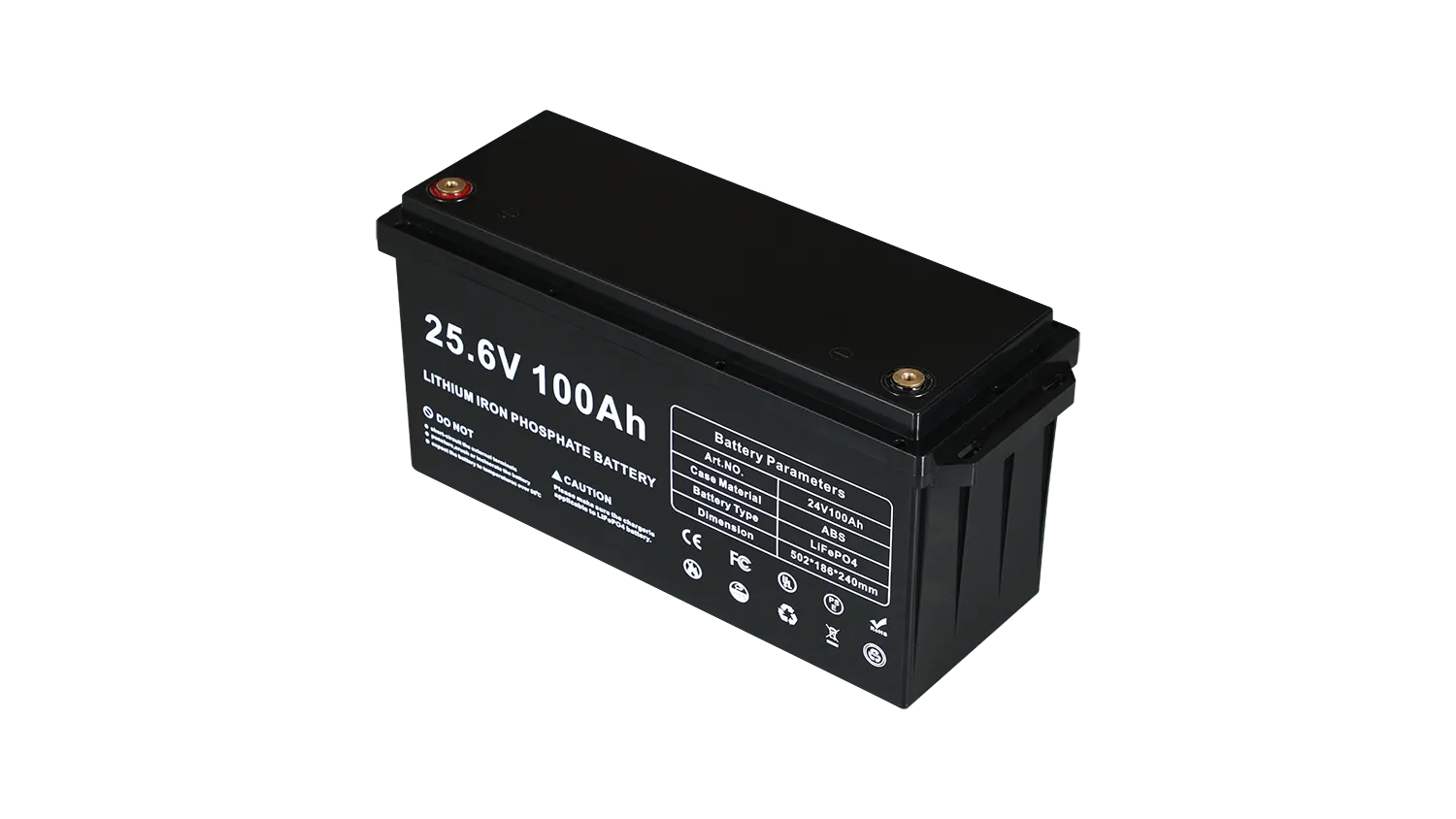 front top view of LF24100-01 LA-to-Li battery pack with 6000+ life cycle and high efficiency