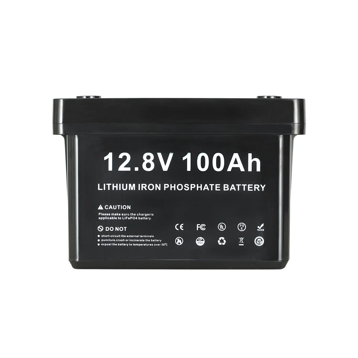 front view of LF12100-01 LA-to-Li battery pack