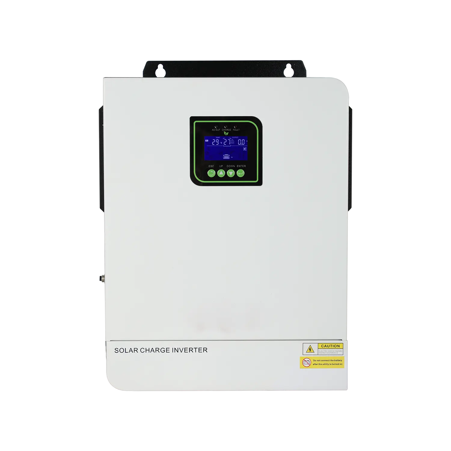 front view of THON series 4.2-6.2kW hybrid solar inverter