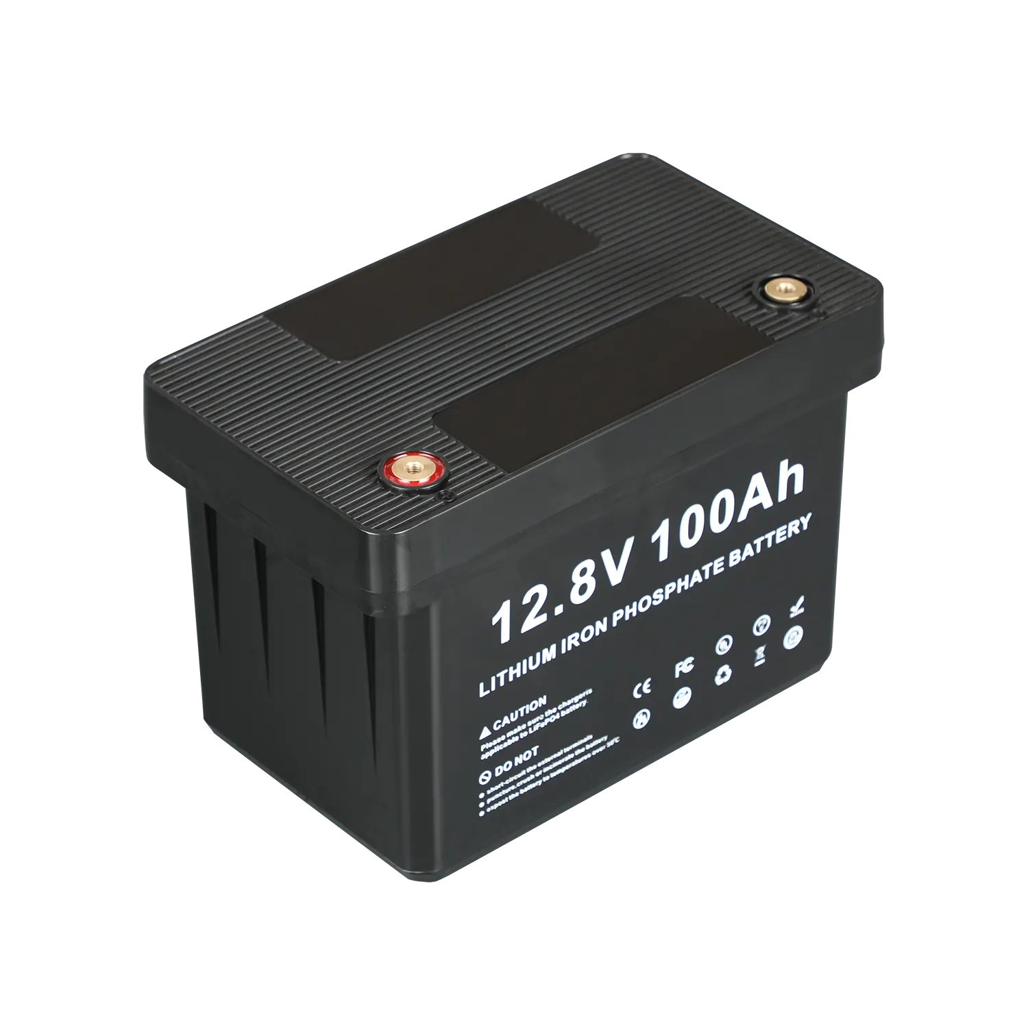 top left side view of LF12100-01 LA-to-Li battery pack