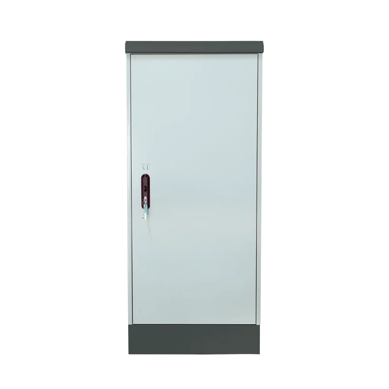 Front view of DQ1908 28kWh energy storage system with 6.2kw PCS