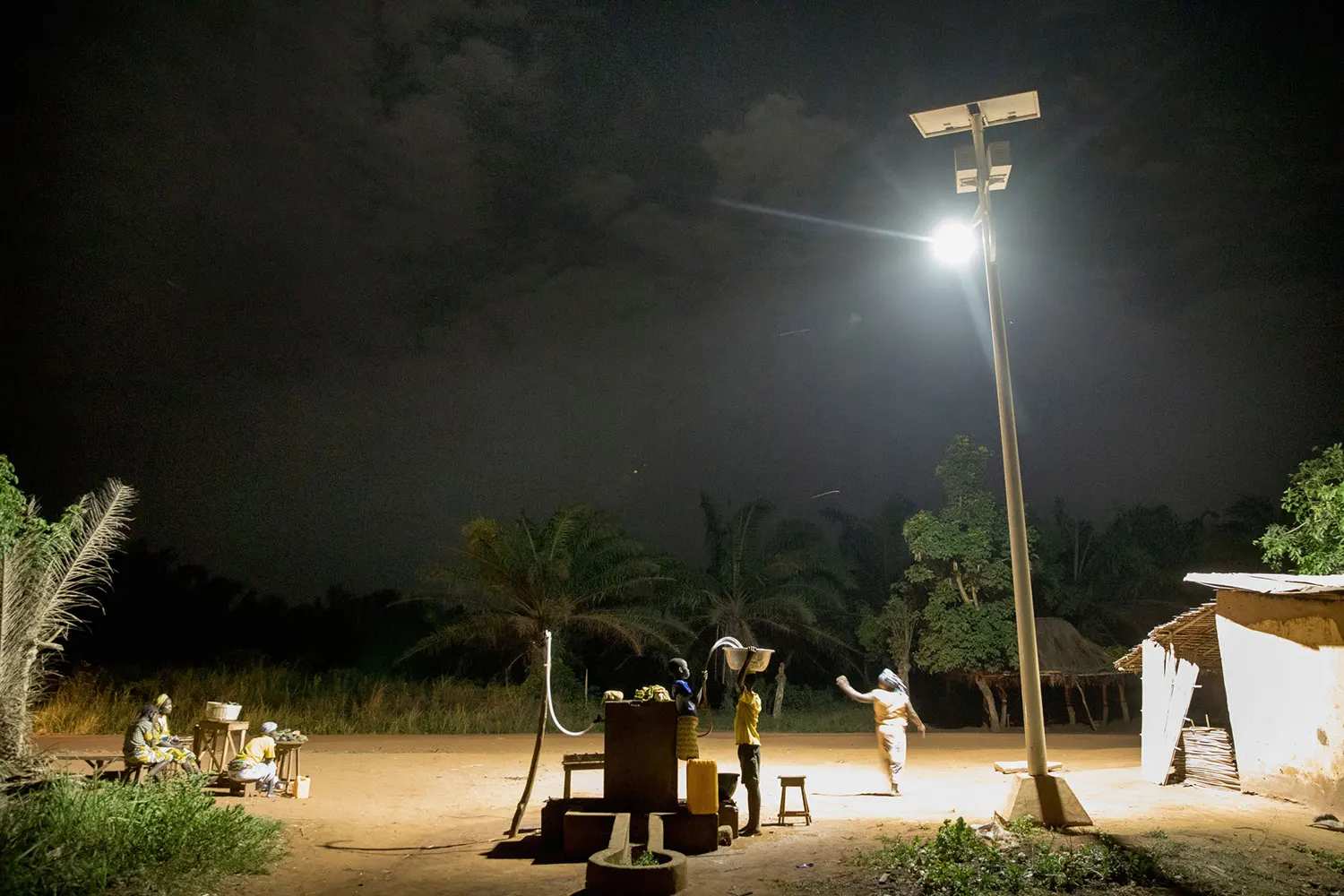 GODE solar streetlights installed in rural areas of Africa