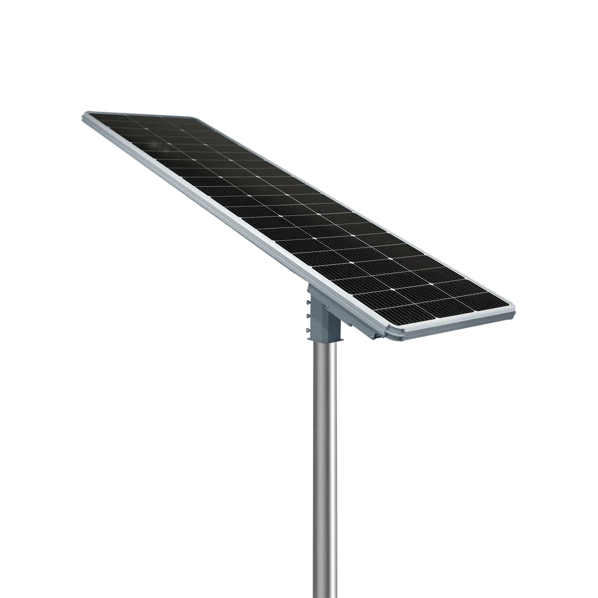 Details of the 0412 series solar LED street light solar panels and light pole