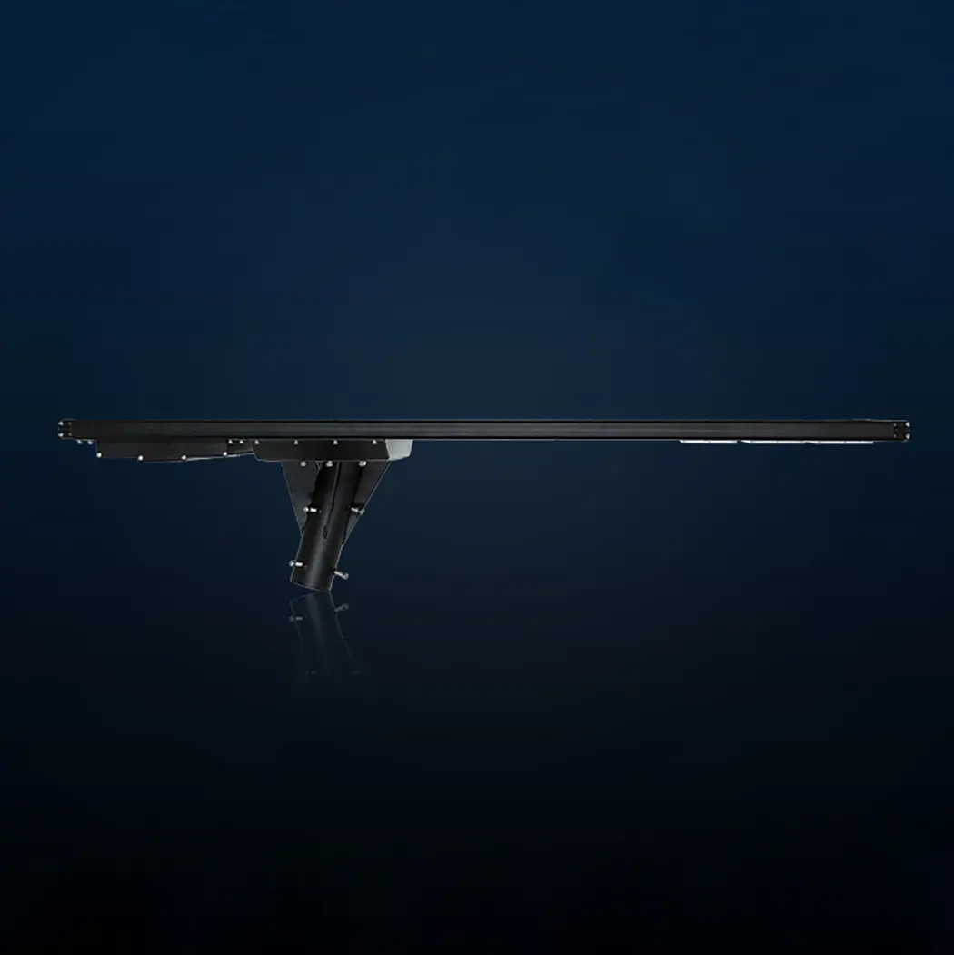 Side view of 0412 solar LED street light