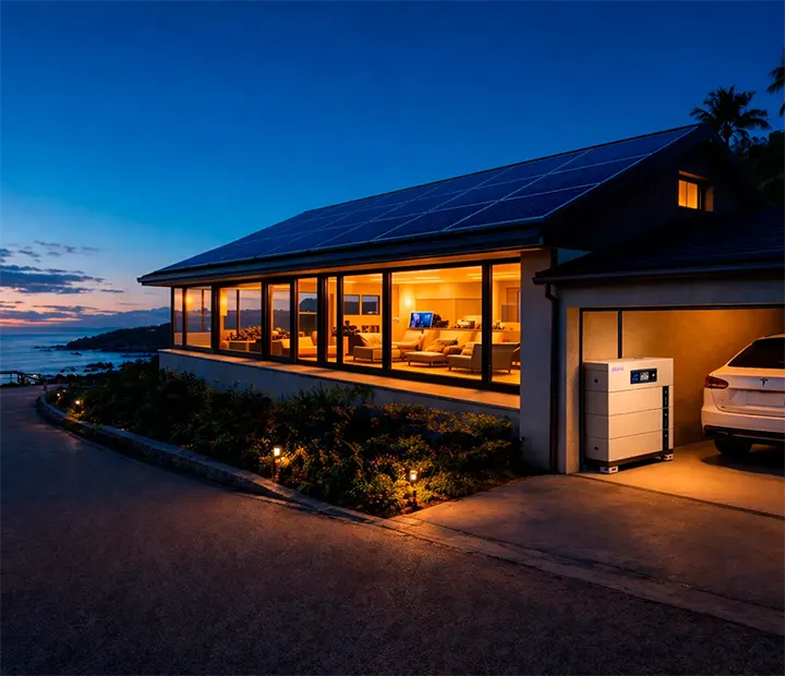 DQ1911 Sistema de almacenamiento doméstico que proporciona energía estable e independiente para vivir sin conexión a la red eléctrica