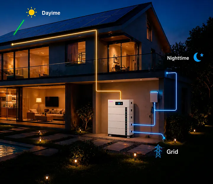 El sistema de almacenamiento doméstico DQ1911 aumenta las tasas de autoconsumo solar, ahorra en la factura de la luz y aumenta el retorno de la inversión